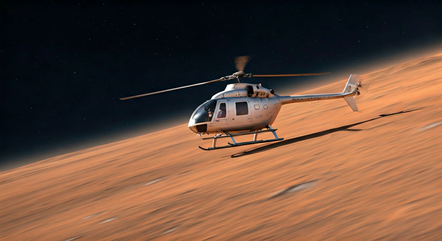 NASA's Mars Helicopters Achieved Supersonic Speeds in Pre-Mission Tests