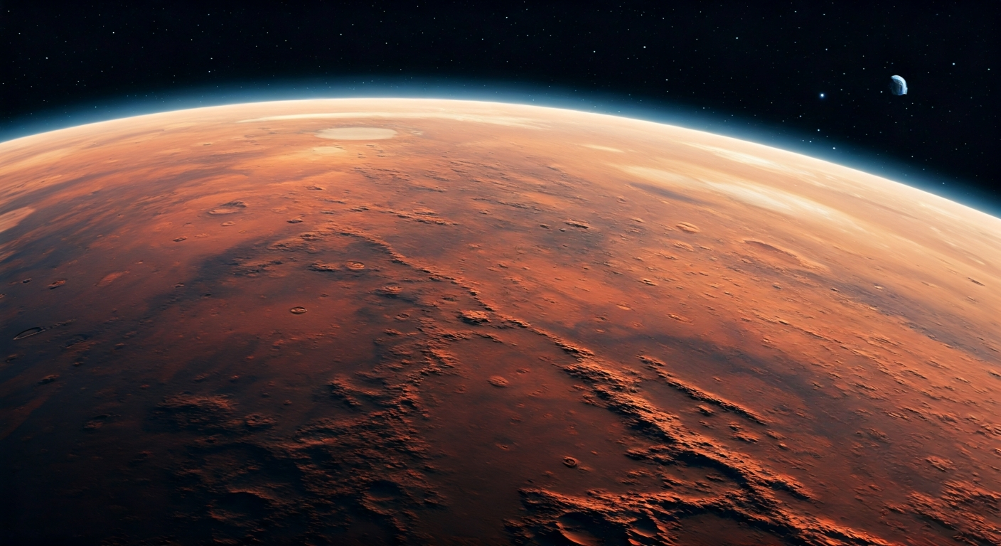NASA's Psyche Mission Captures Mars Image During Gravity Assist