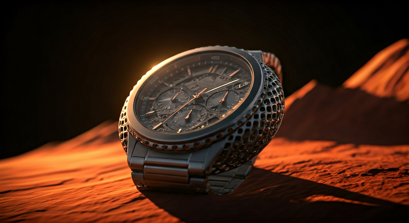 New 3D-Printed Titanium Watch 'STRACTRA' Unveiled