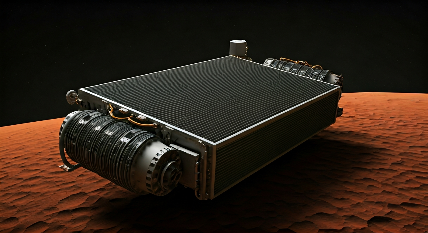 Next Mars rover to feature nuclear heat radiators