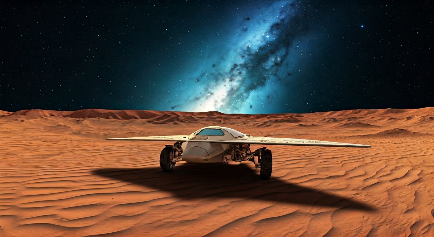 Novel Mars Rover 'Swims' Through Sand