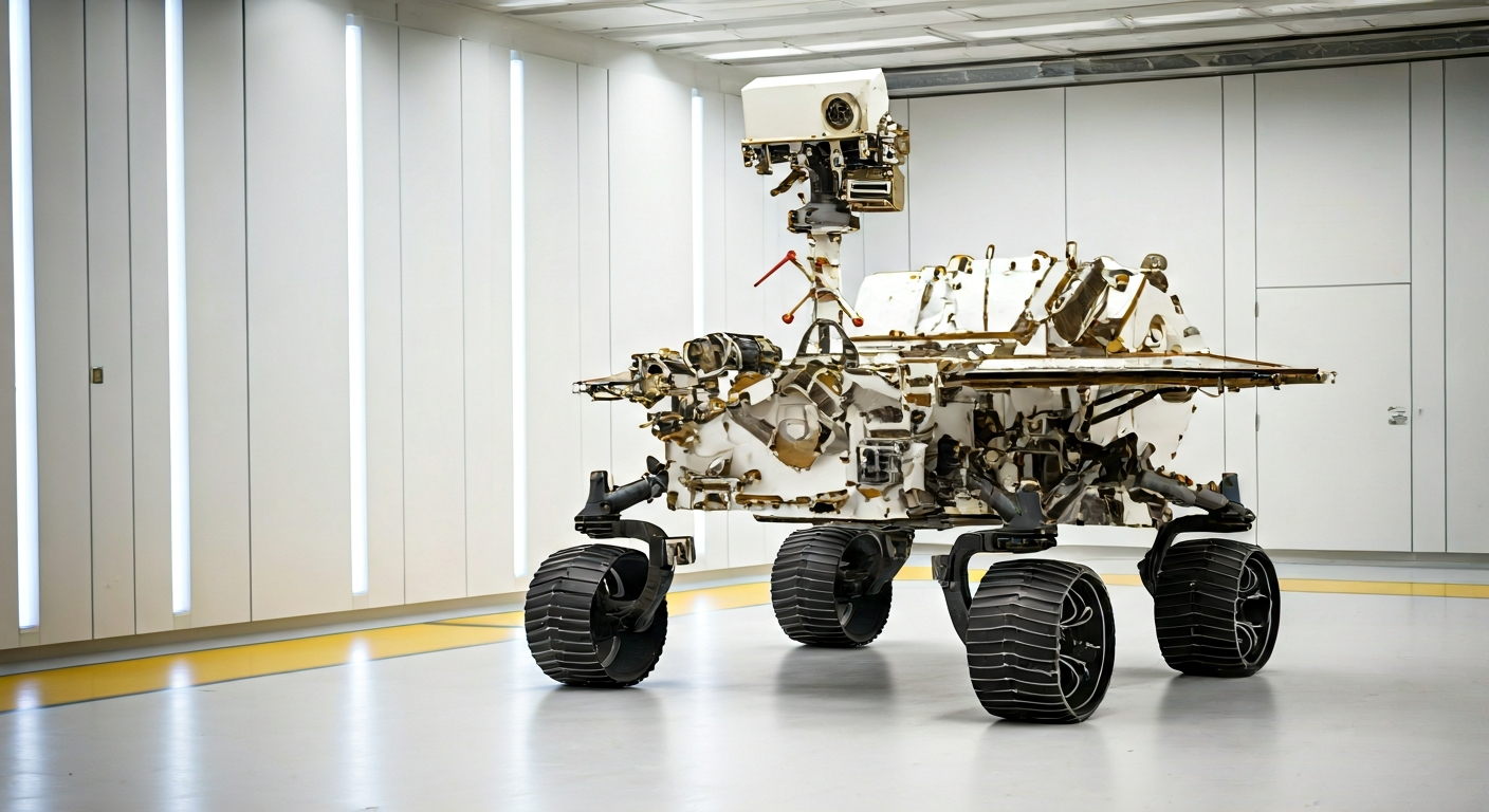 Perseverance Rover Sets Distance Record, Captured from Orbit