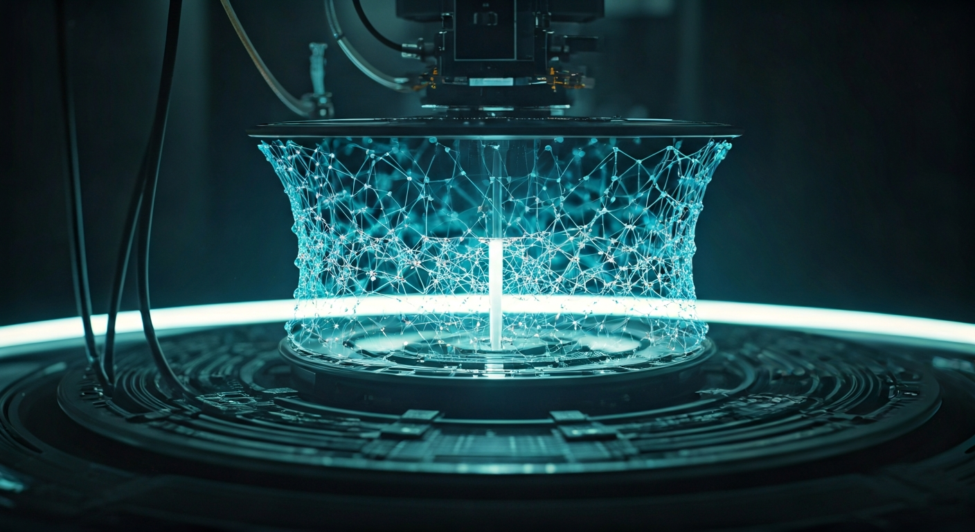 Nanotech 3D-printing fabrication (concept).