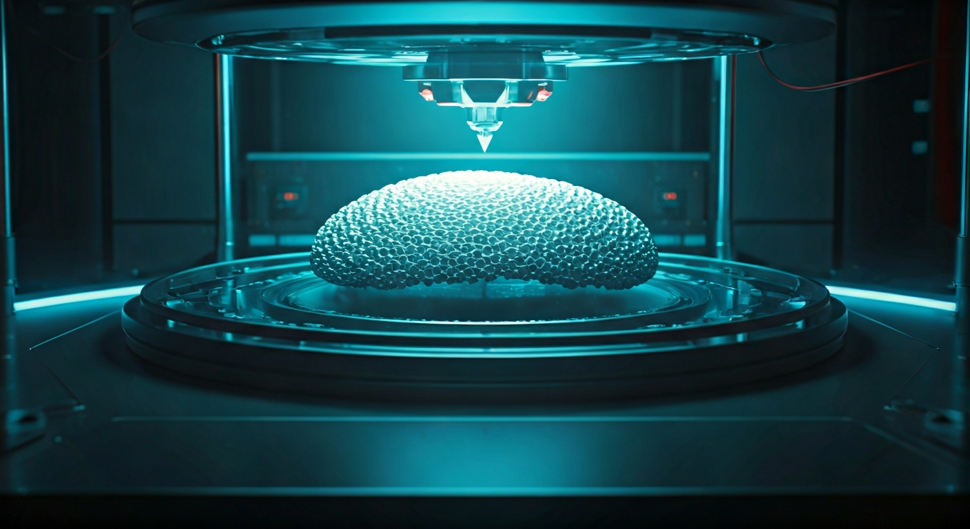 Nanotech 3D-printing fabrication (concept).