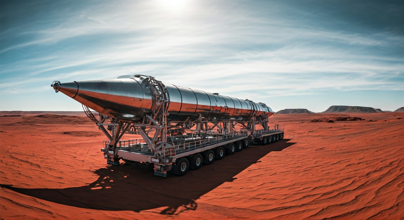 SpaceX Installs Massive Crane for Starship Launch Preparations