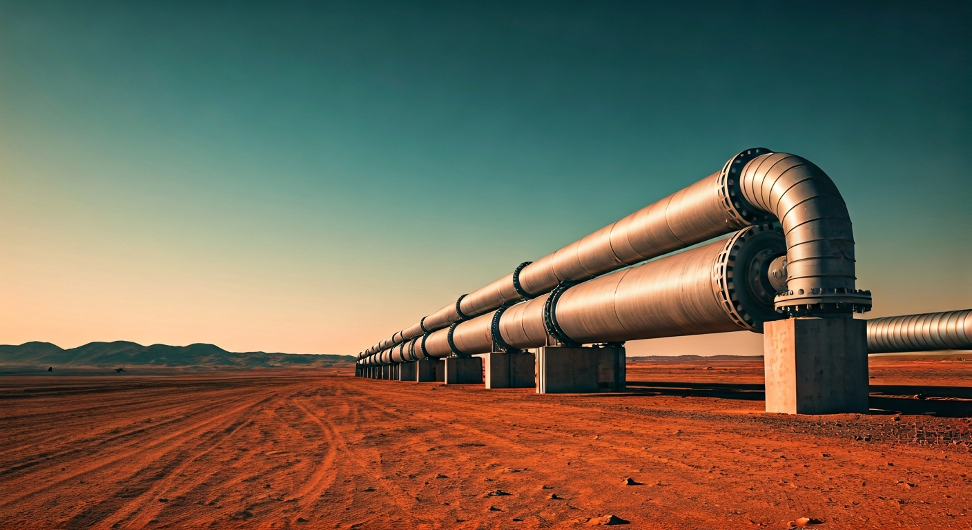 SpaceX Lays Eight-Mile Pipeline to Texas Launch Site