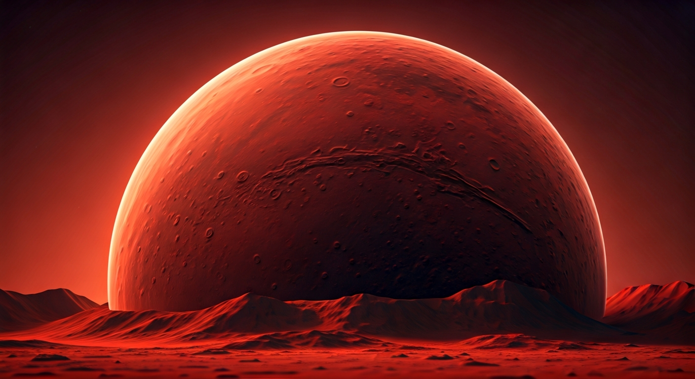 SpaceX Signals IPO Ambitions with Mars-Themed New Year's Eve Display