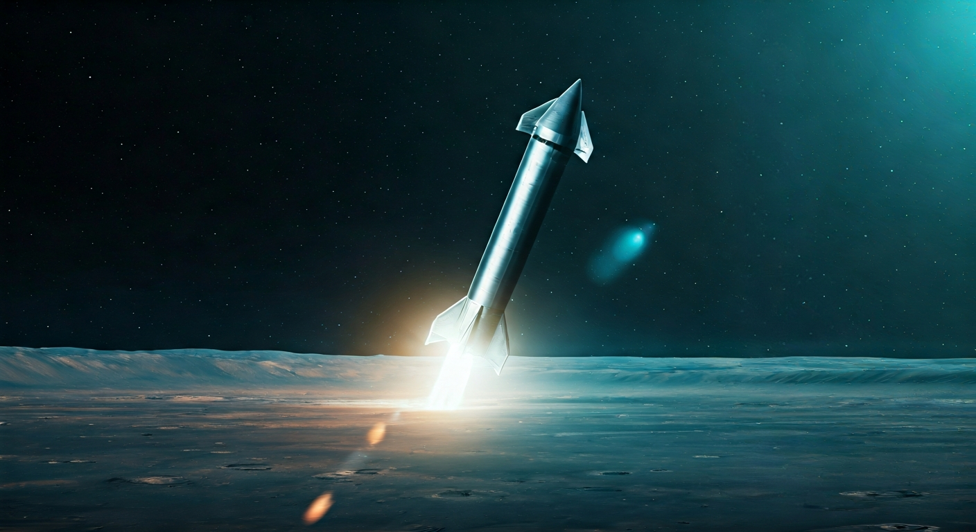SpaceX Starship: 15 Launches Required for Lunar Landing, Report States