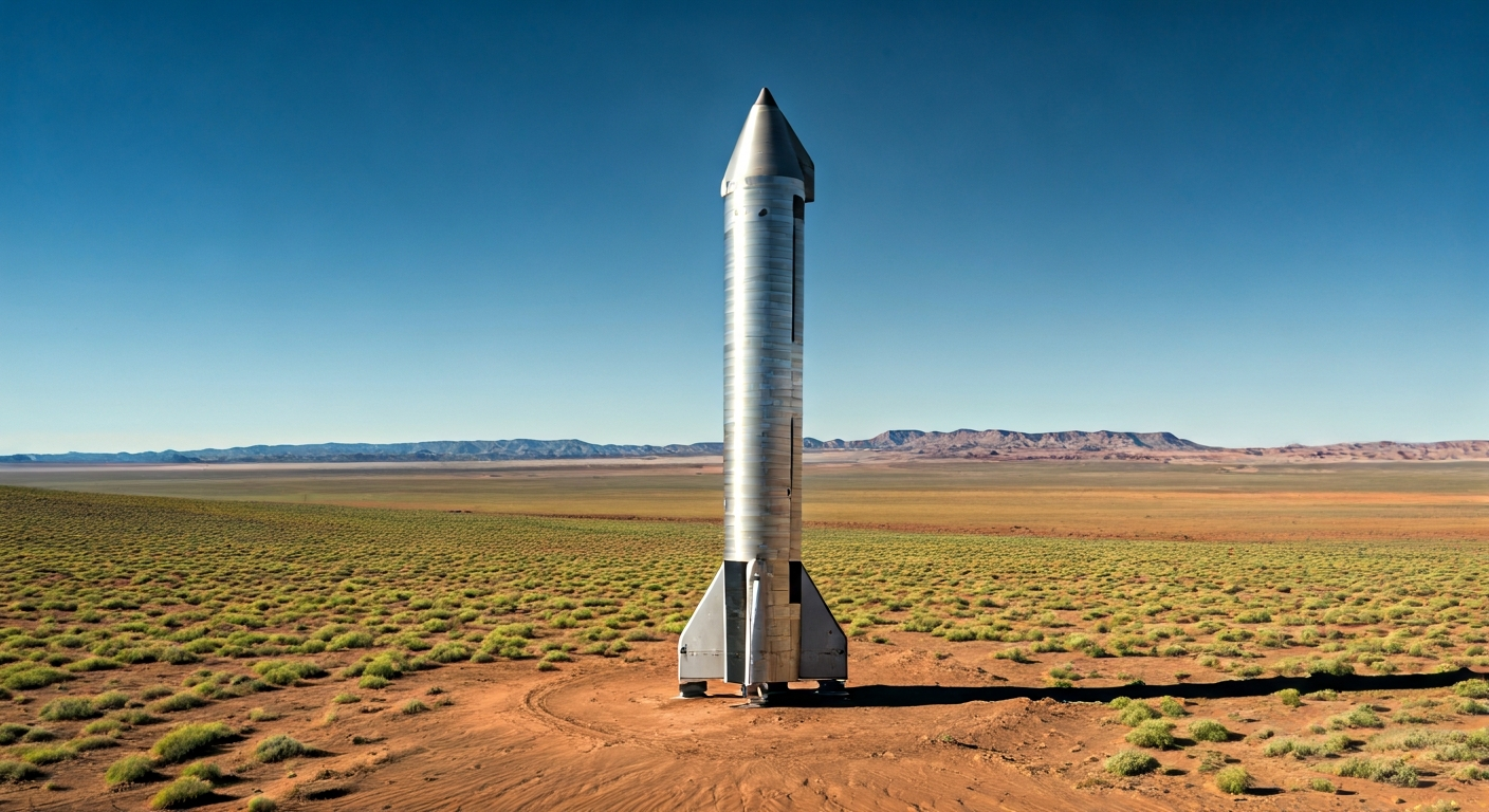 SpaceX Starship Prepares for Nighttime Test Flight