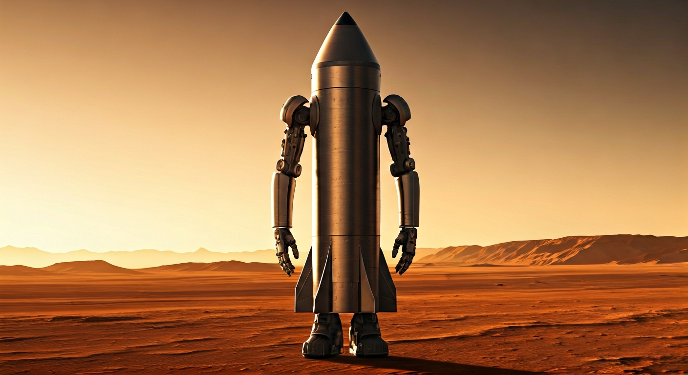 Starship Mars Mission Set for Late 2026, Carrying Optimus Robots