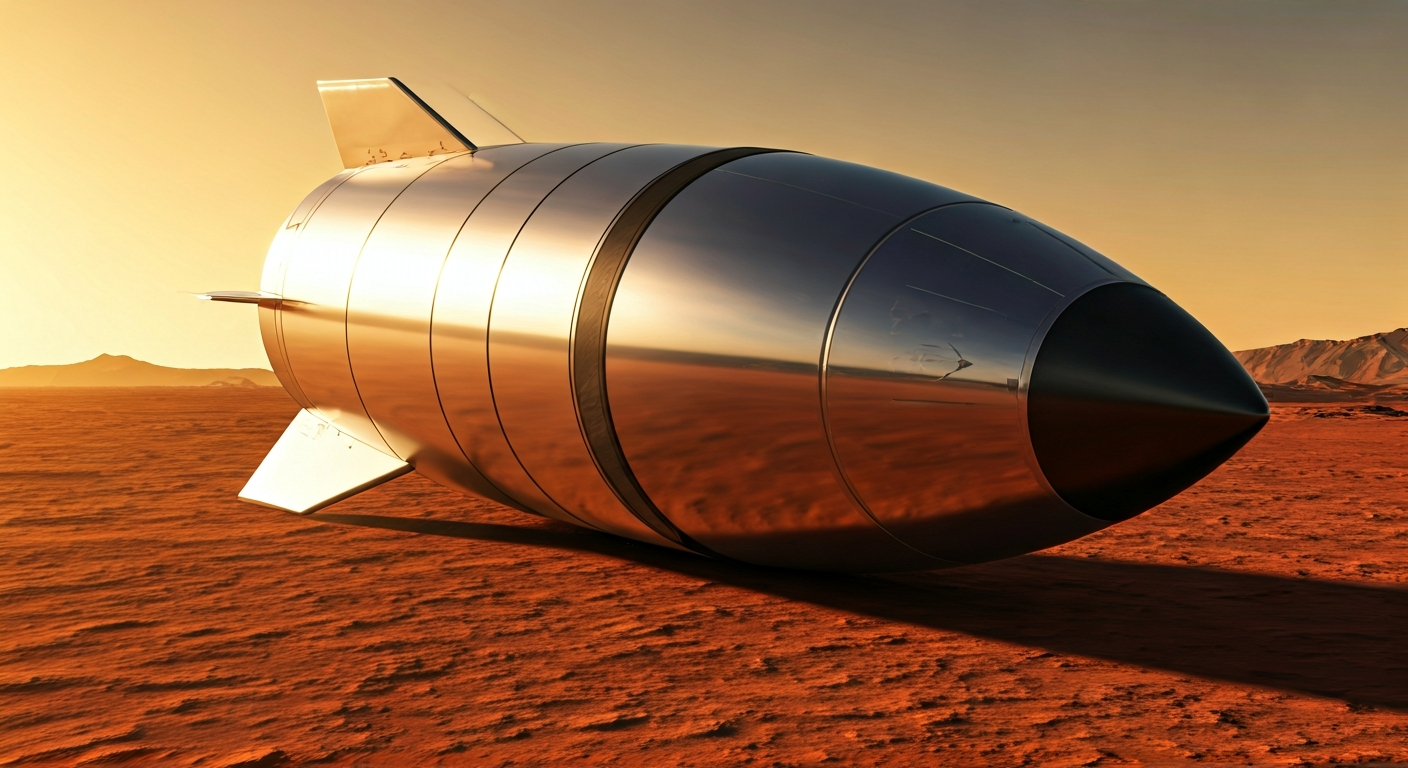 Starship Prototype Undergoes Testing With Novel Water Bottle