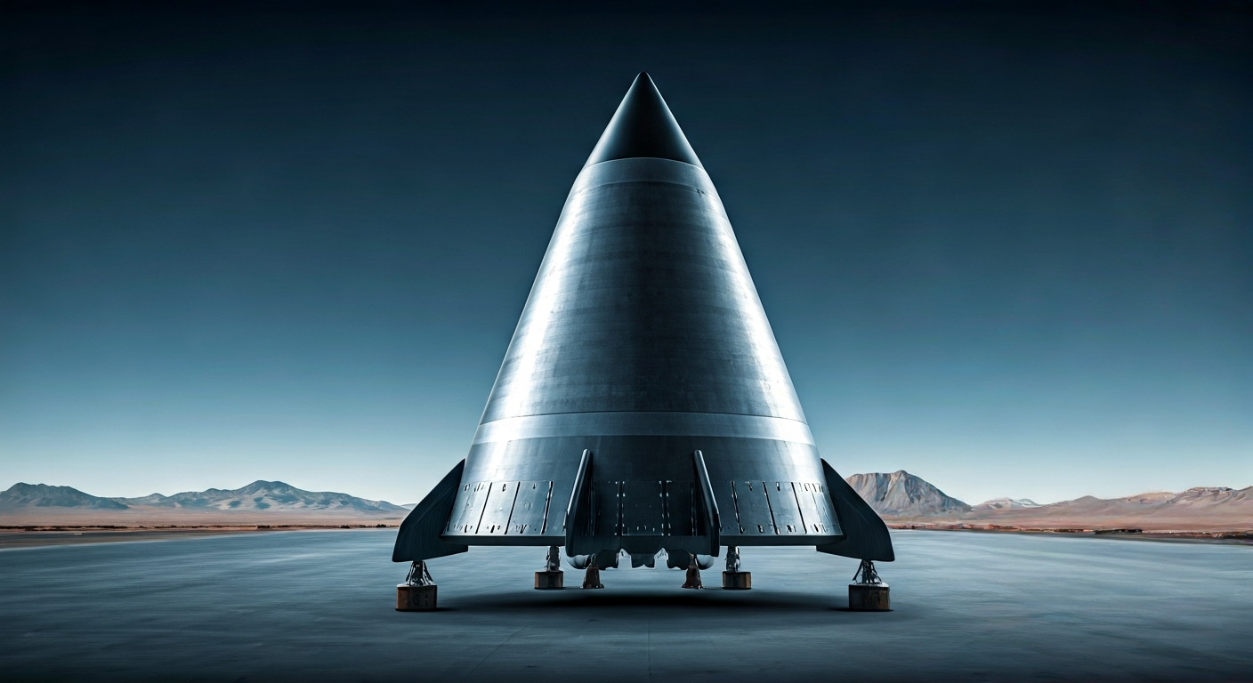 Starship SN5 Nose Cone Mockup Spotted at Boca Chica