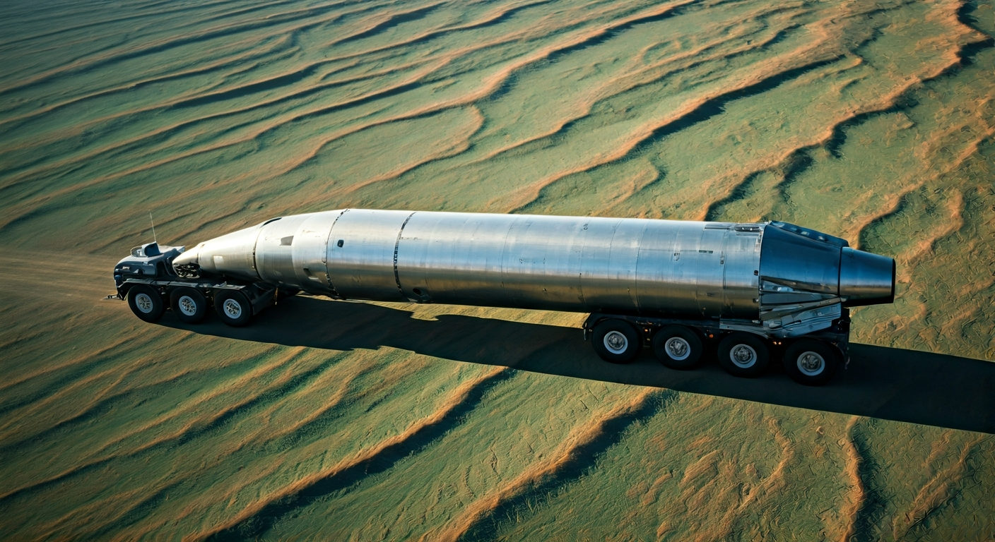 Super Heavy Booster Arrives at Starbase Pad for Flight 13 Preparations