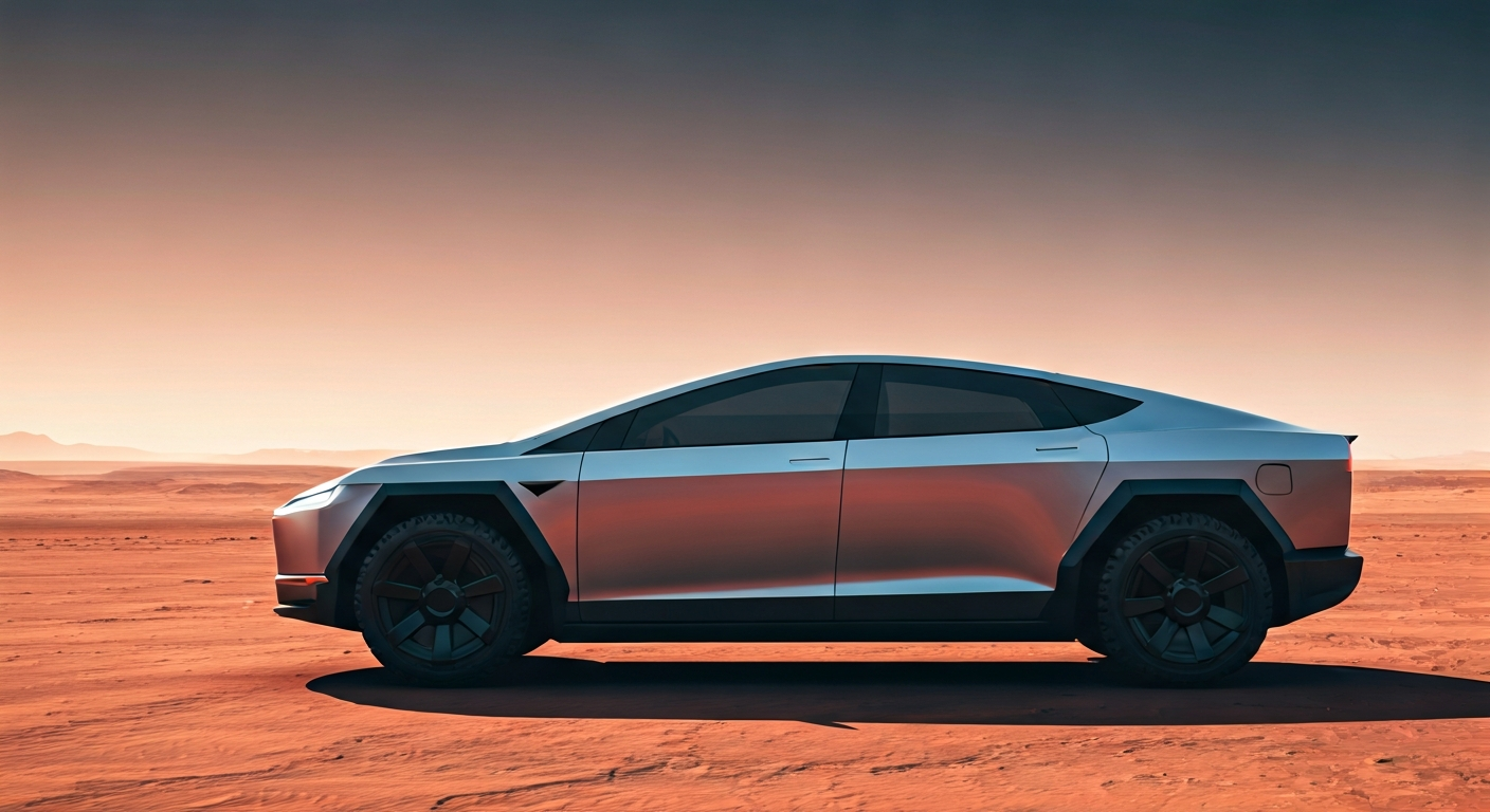 Tesla's Cybercab Concept Aims to Aid Visually Impaired