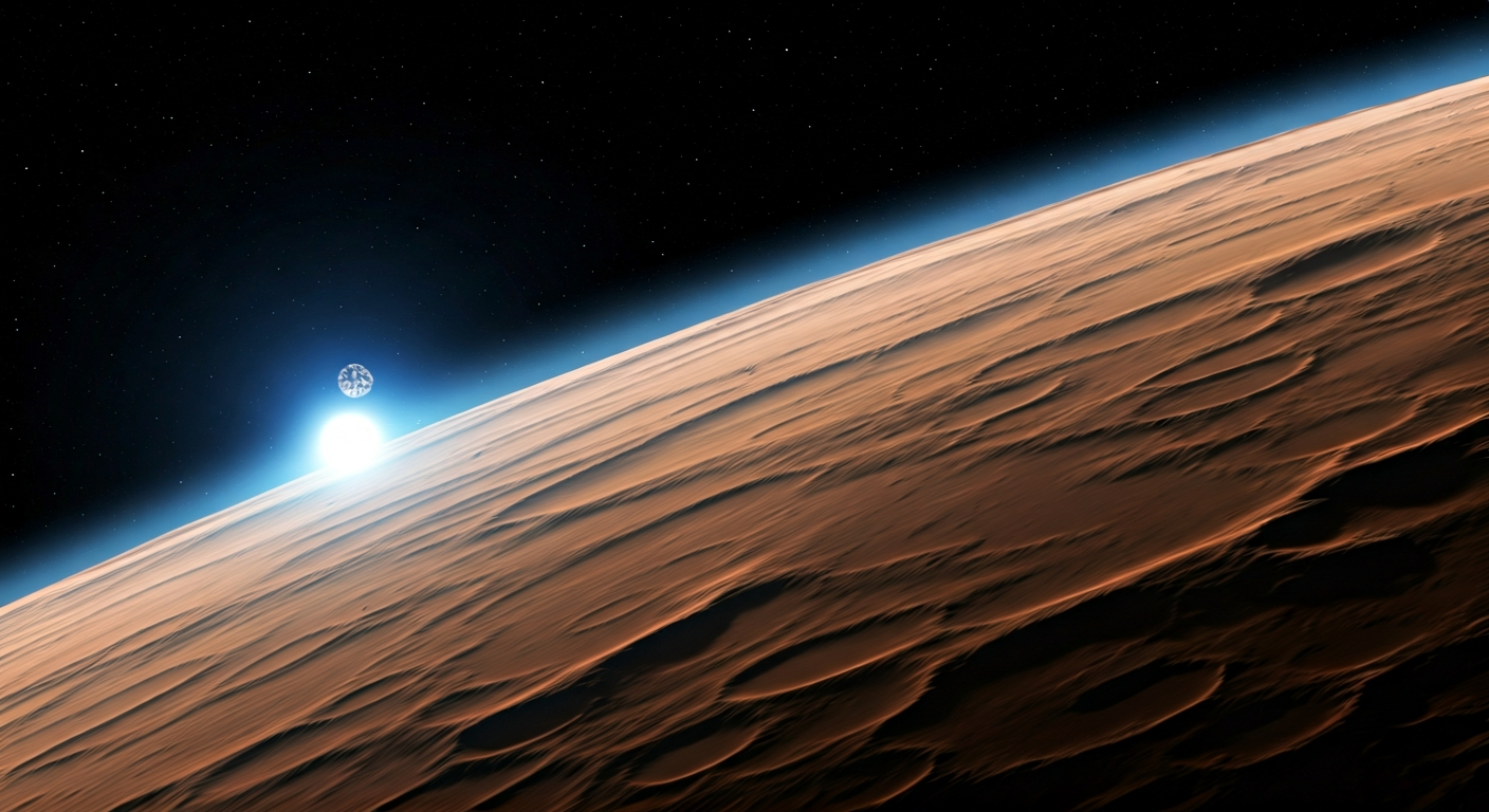 Tianwen-1 Captures Glimpse of Comet ATLAS