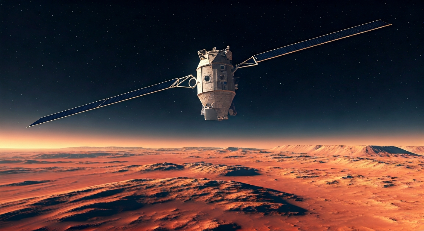Tianwen-1 Detects Energetic Particles Near Mars