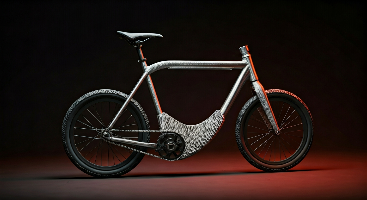 Titanium 3D Printed Bicycle Launched