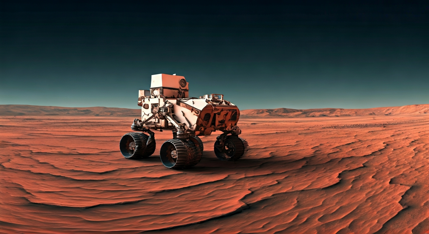 Zhurong Rover Finds Evidence of Shallow Martian Water Ice