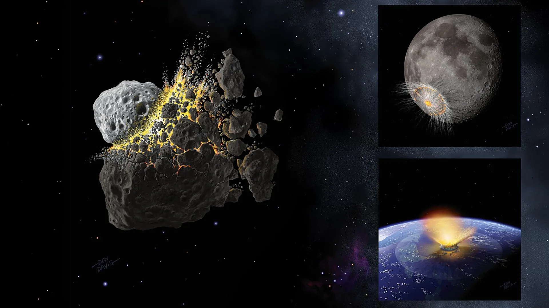 Ancient Asteroid Shattering Linked to Early Solar System Bombardment