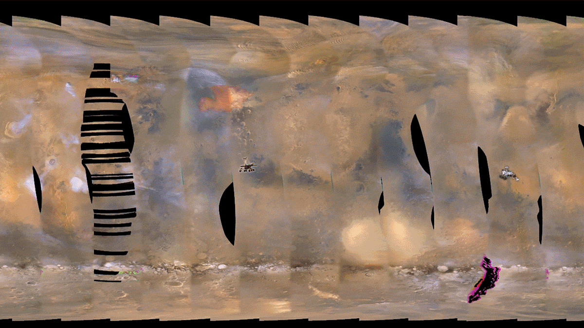 Mars' planet-engulfing dust storms: a silent killer for rovers