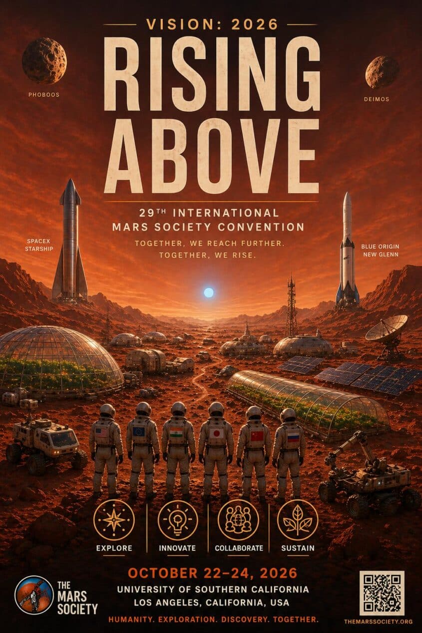 Mars Society Convention to Convene Global Experts on Red Planet Future