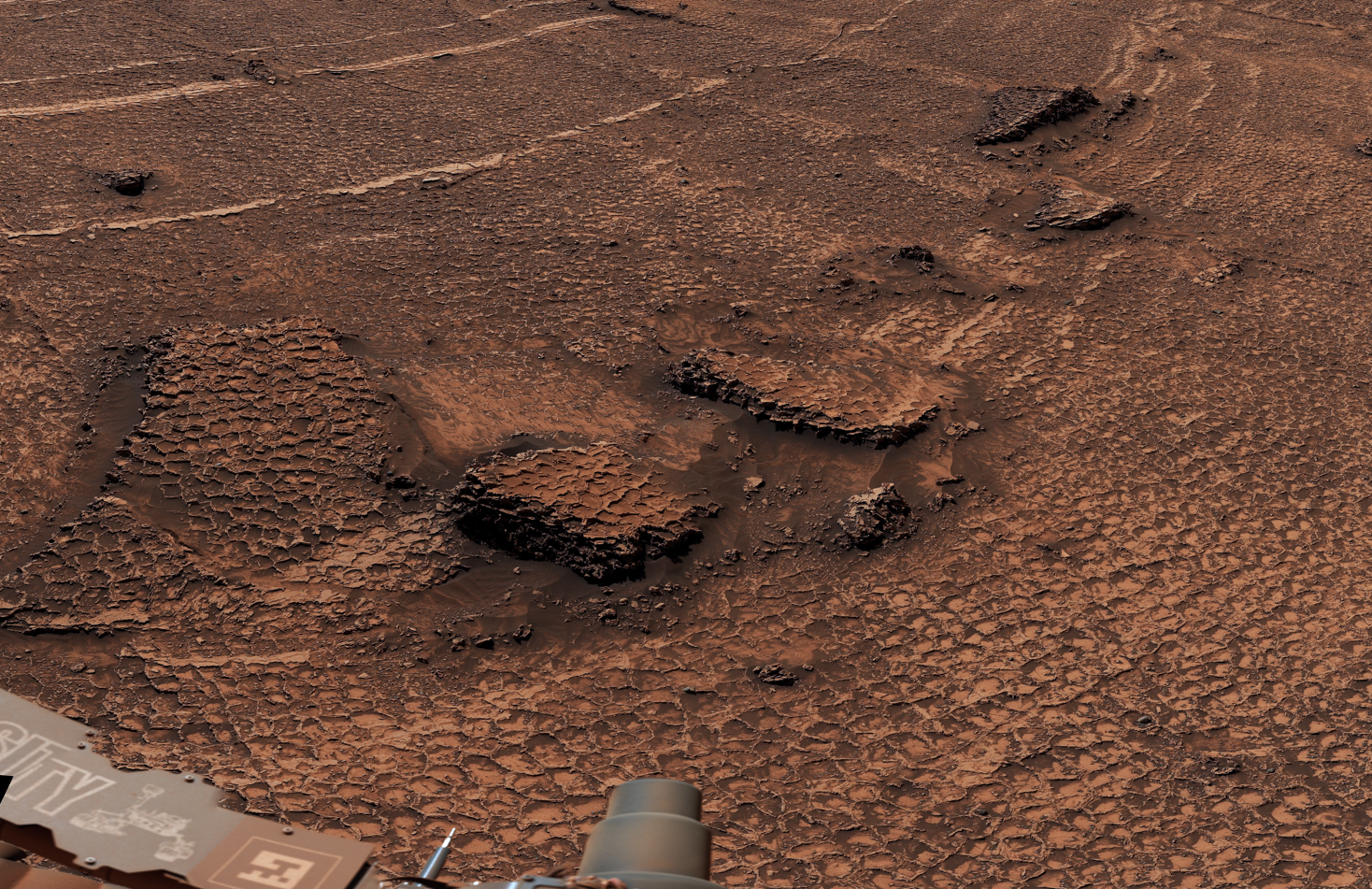 Curiosity Discovers Largest "Honeycomb" Fracture Field on Mars