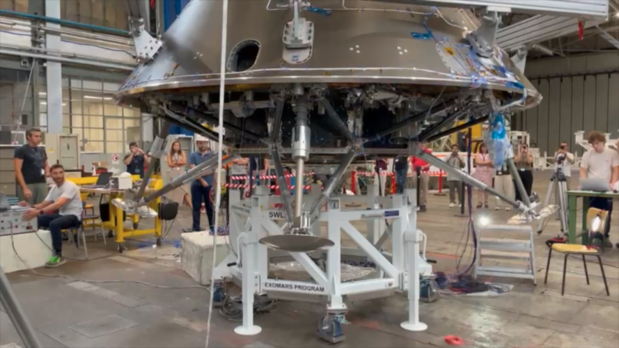 ExoMars Landing Legs Successfully Deployed in Ground Tests