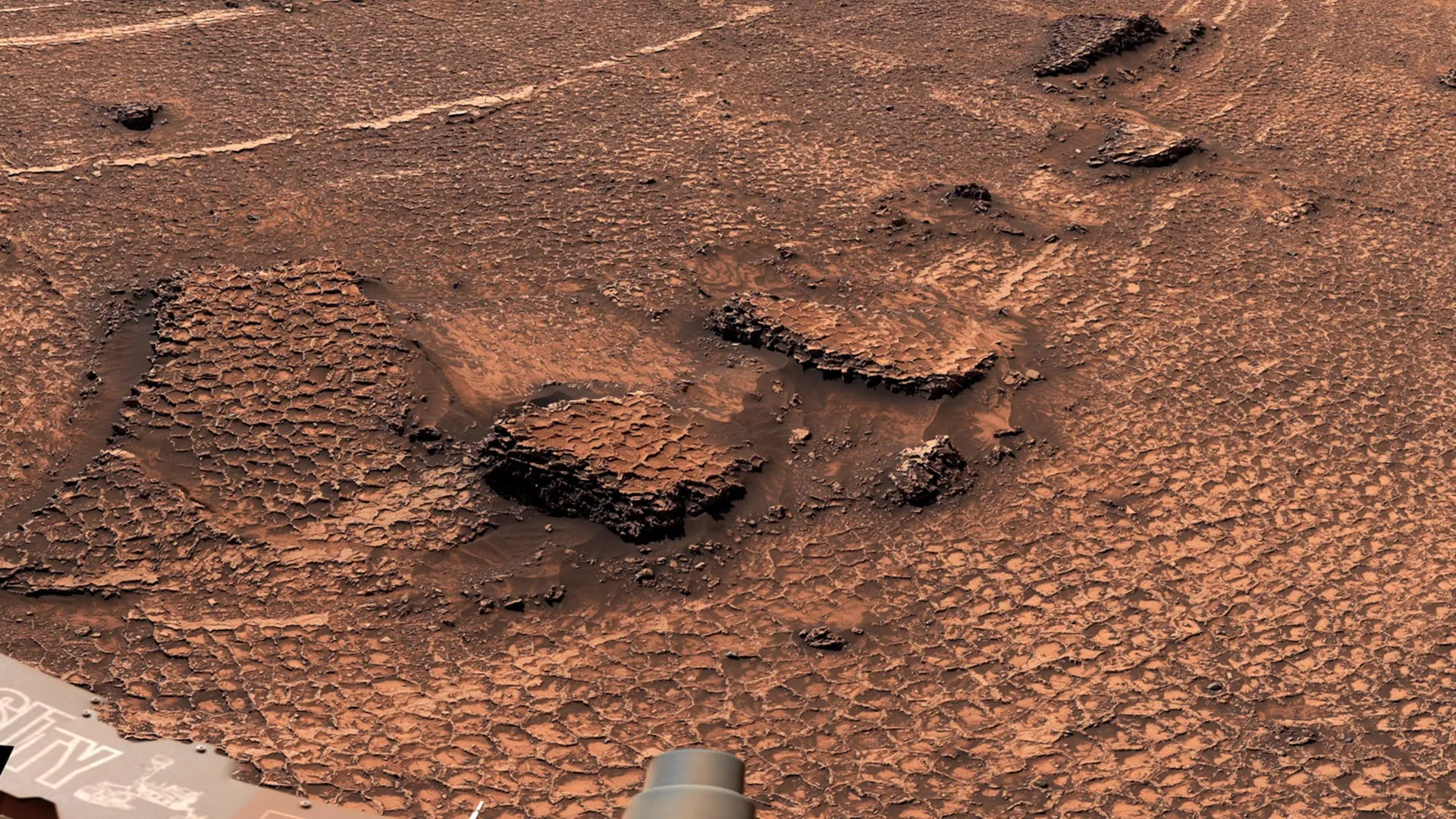 Curiosity Rover Discovers Vast Honeycomb Terrain on Mars