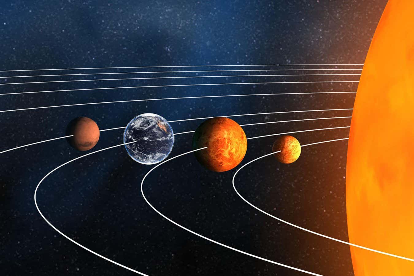 Earth may have formed from two separate rings around the sun