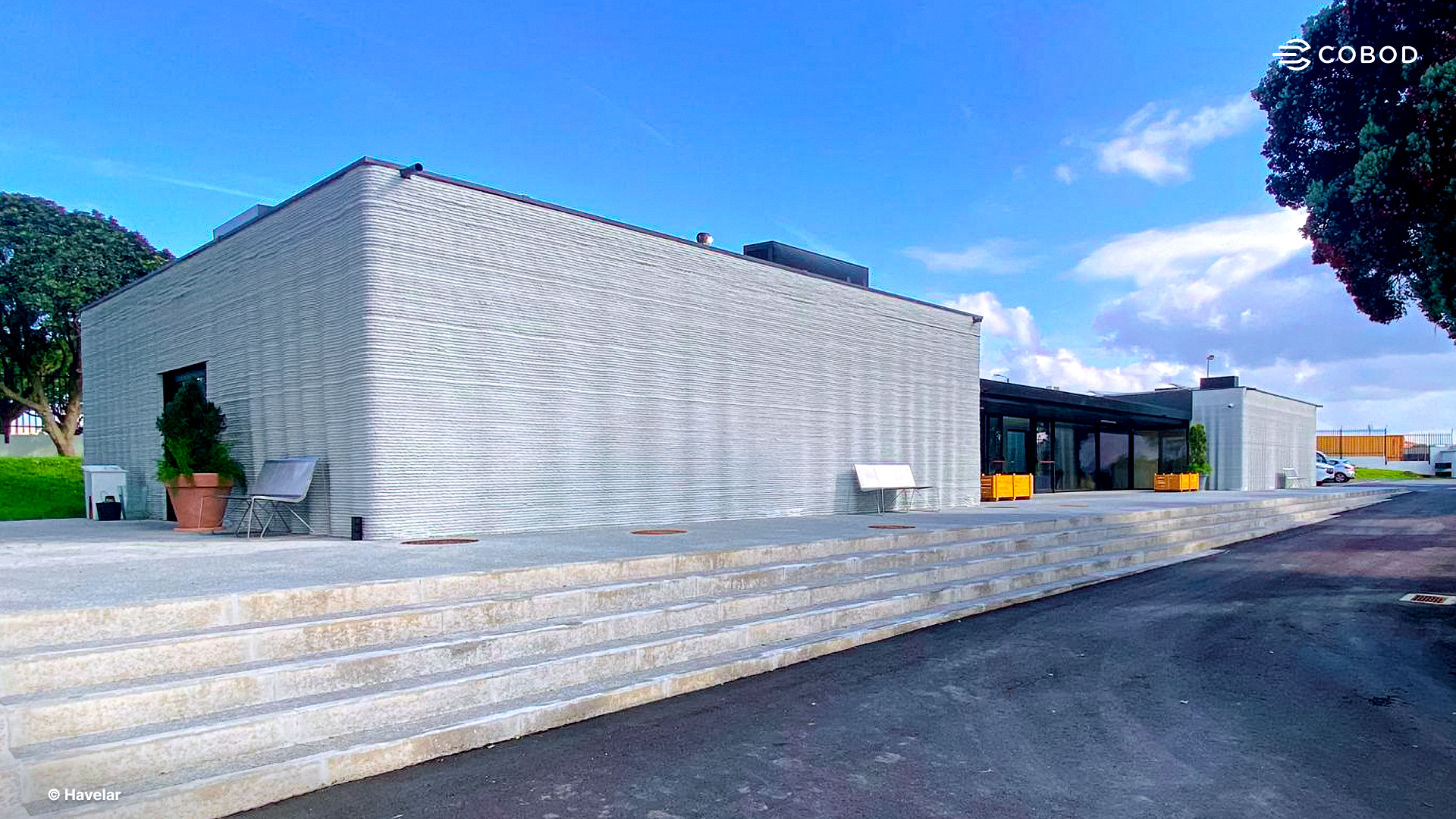 Havelar Builds Public Recycling Center Office in 9 Days Using COBOD 3D Printer