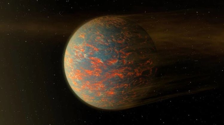 Lava planet has hydrogen-rich, active atmosphere