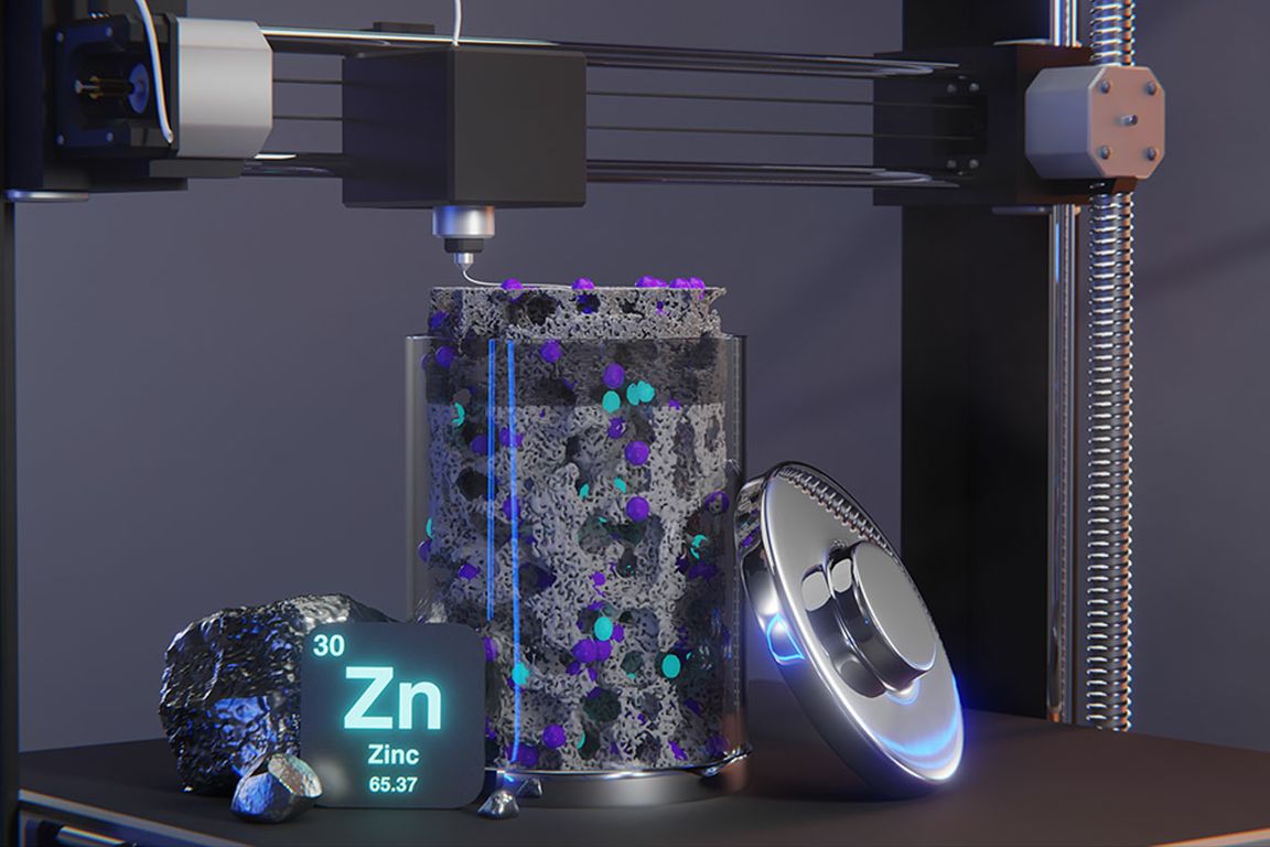 UCLA Researchers 3D Print Zinc-Ion Battery With Sevenfold Energy Increase
